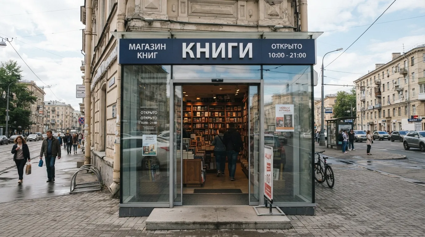 Входная группа для магазина